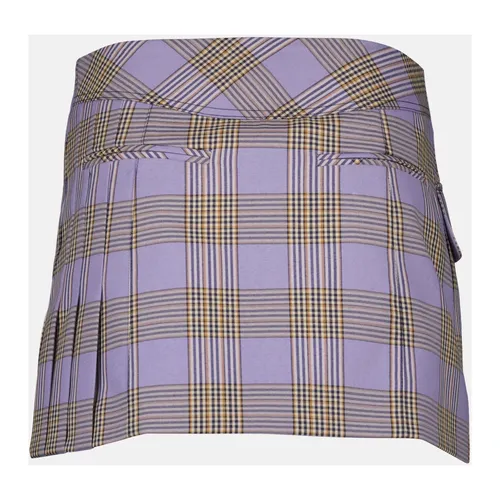 Plaid Mini Skirt - Rabanne - Modalova
