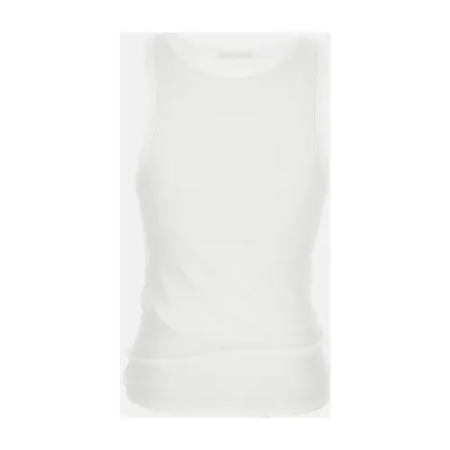 Tank Top with Signature Piercing - Rabanne - Modalova