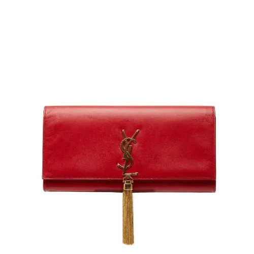 Pre-owned Leather Clutch - Yves Saint Laurent Vintage - Modalova