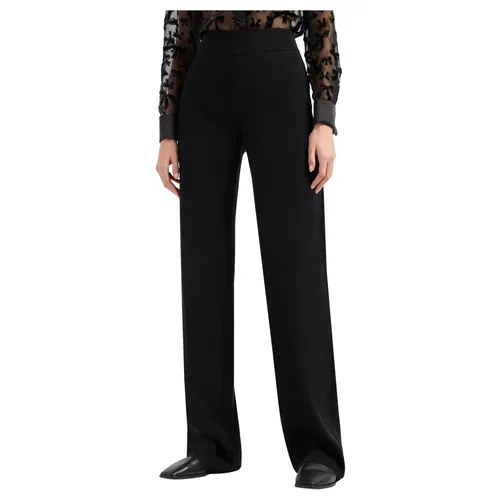 Techno Cady Palazzo Trousers - Emporio Armani - Modalova