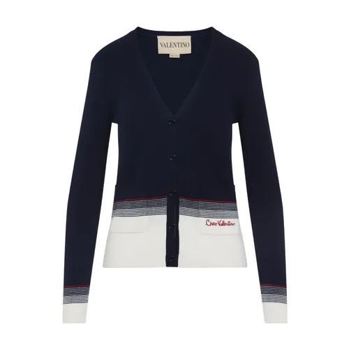 Stylish Knit Cardigan Sweater - Valentino - Modalova