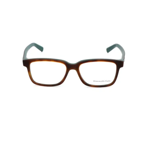 Rectangular Eyeglasses Frame - Zegna - Modalova