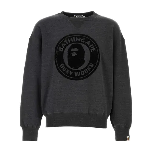 Sudadera Oversize de Algodón Grafito - A Bathing APE - Modalova