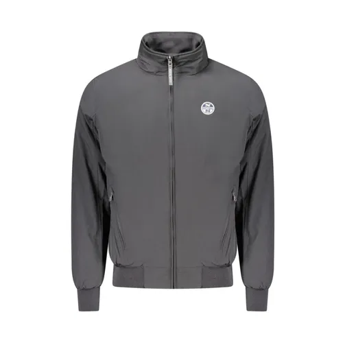 Black Polyester Bomber Jacket with Pockets - North Sails - Modalova