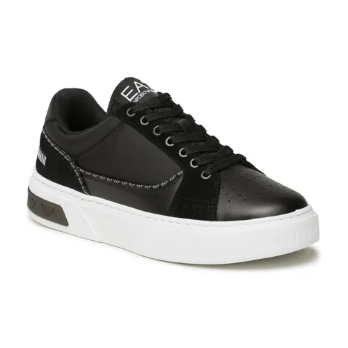 Black White Casual Sneaker for Women - Emporio Armani EA7 - Modalova