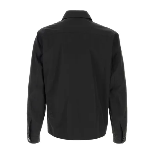 Camicia Nera in Nylon Bonded - Ten C - Modalova