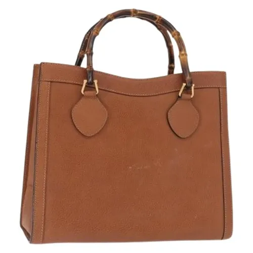 Pre-owned Leather Handbag - Gucci Vintage - Modalova