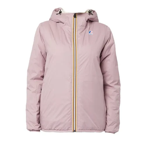 Pink Logo Jacket - K-Way - Modalova