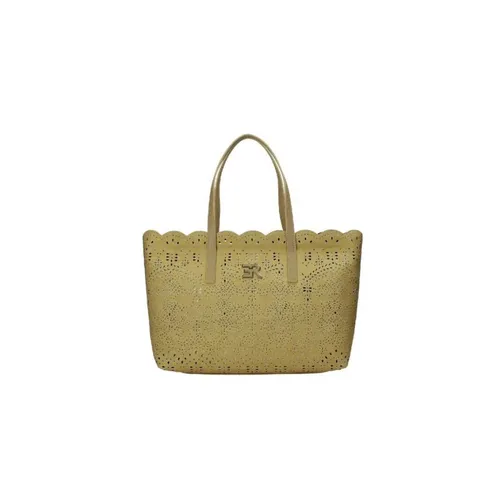 Canvas Sangallo Half-Moon Bag - Ermanno Scervino - Modalova