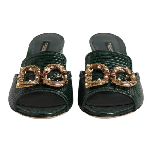 Heeled Slides - Dolce & Gabbana - Modalova