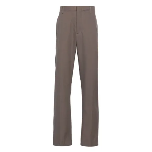 Taupe Wool Tailored Trousers - Nanushka - Modalova