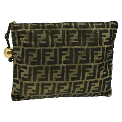 Pre-owned Canvas Clutch - Fendi Vintage - Modalova
