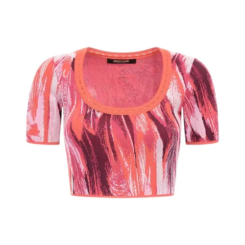 Plumange Print Top - Roberto Cavalli - Modalova