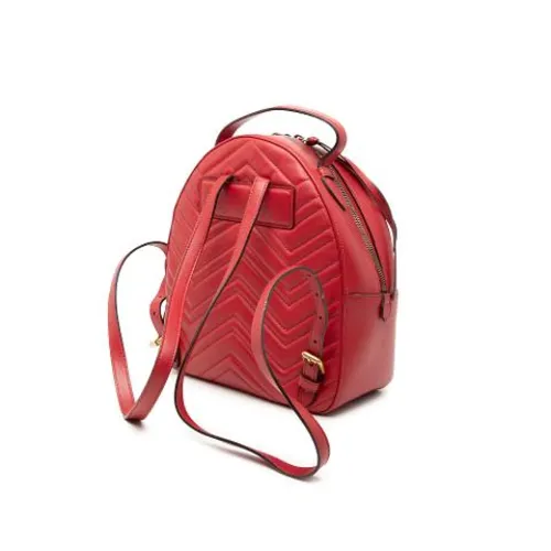Pre-owned Leather backpacks - Gucci Vintage - Modalova