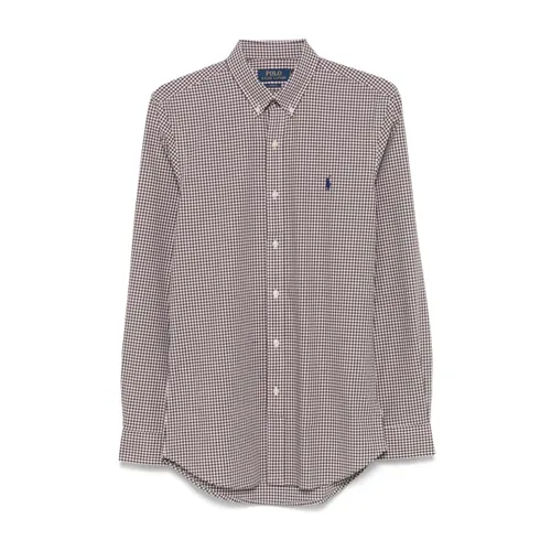 Argyle Check Poplin Shirt - Ralph Lauren - Modalova