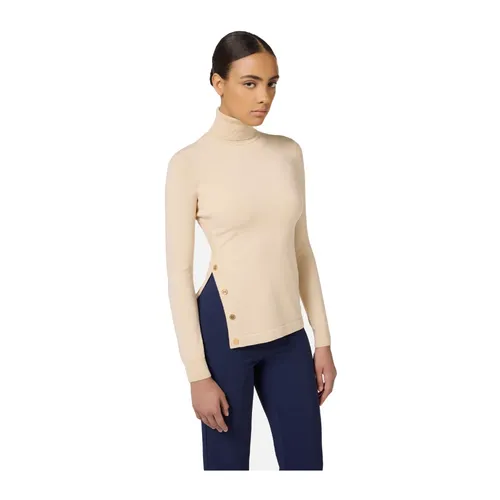Mk99S47E2Ci4 Turtleneck - Elisabetta Franchi - Modalova