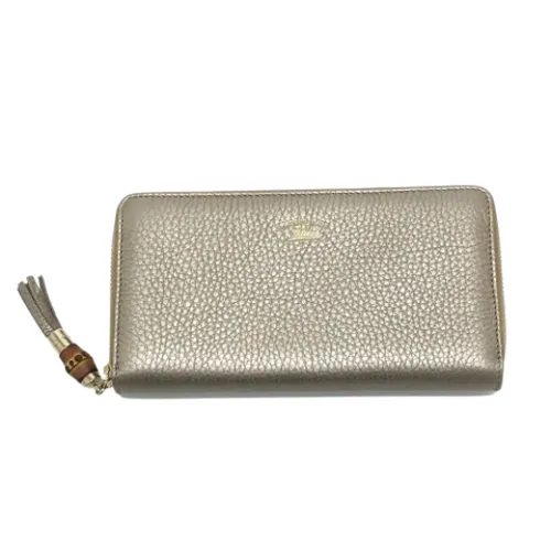 Pre-owned Leather wallets - Gucci Vintage - Modalova