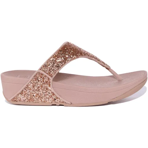 Glitter Toe Post Sandals Rose Gold - Fitflop - Modalova