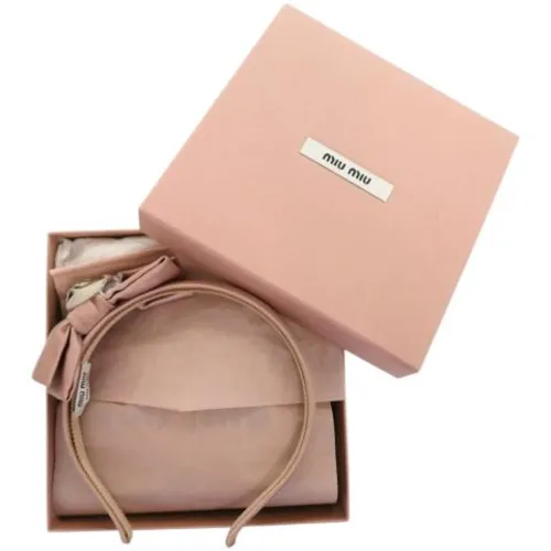 Pre-owned Satin Hair Accessory - Miu Miu Pre-owned - Modalova