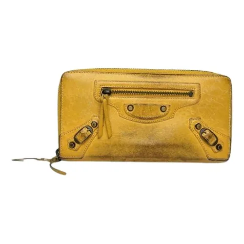 Pre-owned Leather Wallet - Balenciaga Vintage - Modalova
