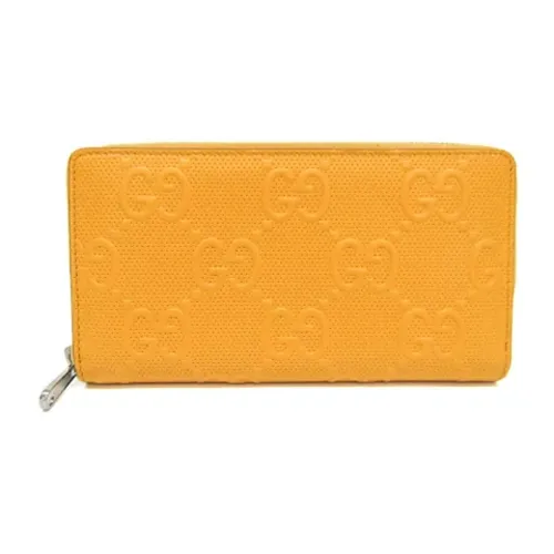 Pre-owned Leather wallets - Gucci Vintage - Modalova