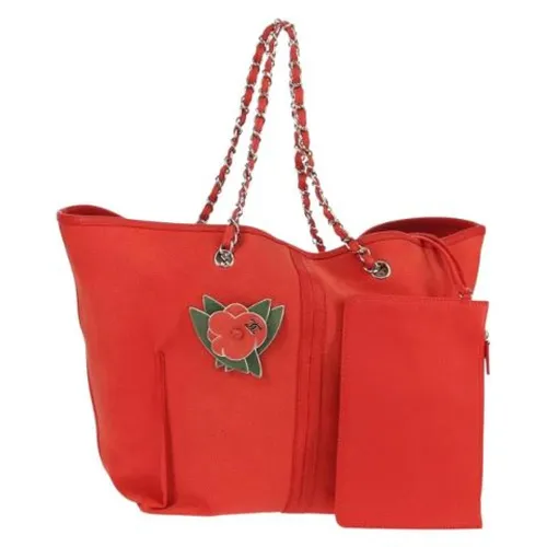 Pre-owned Vintage Leather Tote Bag - Chanel Vintage - Modalova