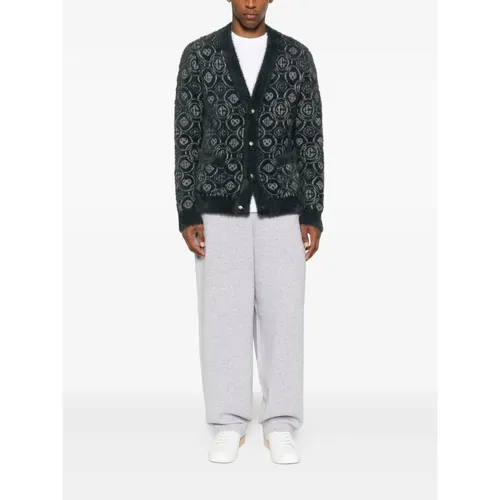 Fluffy Monogram Cardigan - Casablanca - Modalova