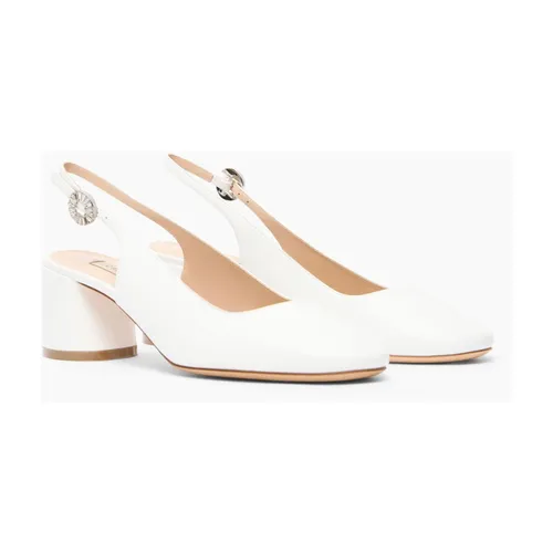 Cleo Leather Slingbacks - Casadei - Modalova