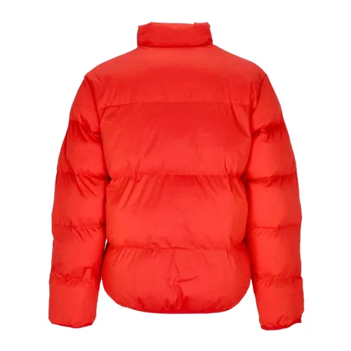 Red/White Puffer Jacket with High Collar - Nike - Modalova