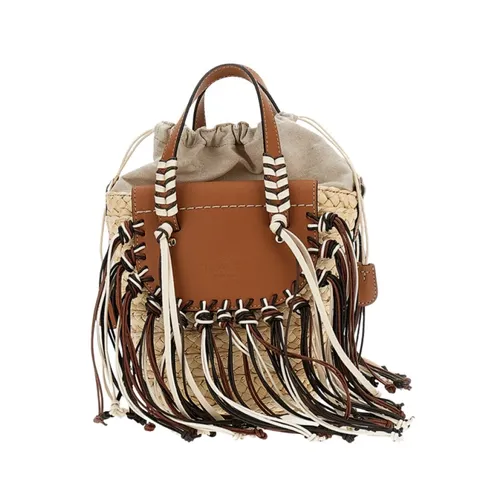Kenia Raffia Basket Bag - Cuba Lab - Modalova