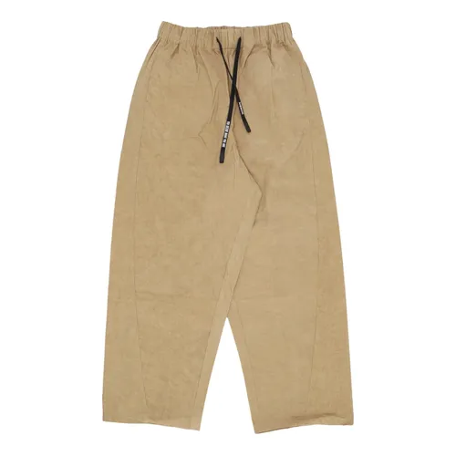 Khaki Wide Leg Drawstring Pants - Acupuncture - Modalova
