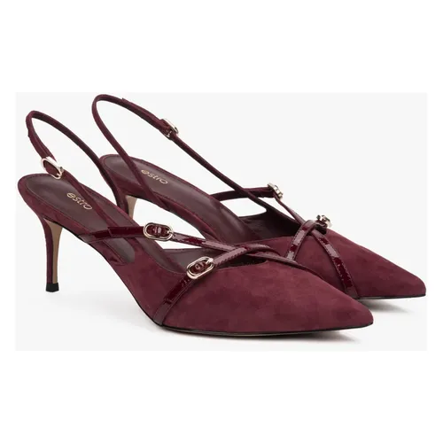 Décolleté Slingback Borgogna - Estro - Modalova