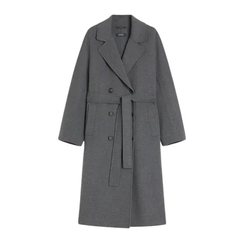 Double-Breasted Wool Coat - Max Mara - Modalova