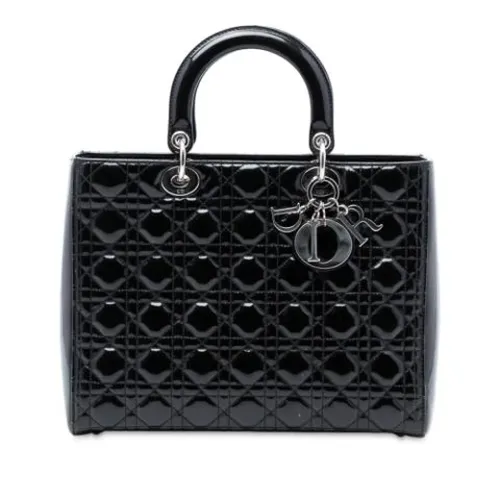 Pre-owned Leather Handbag - Dior Vintage - Modalova