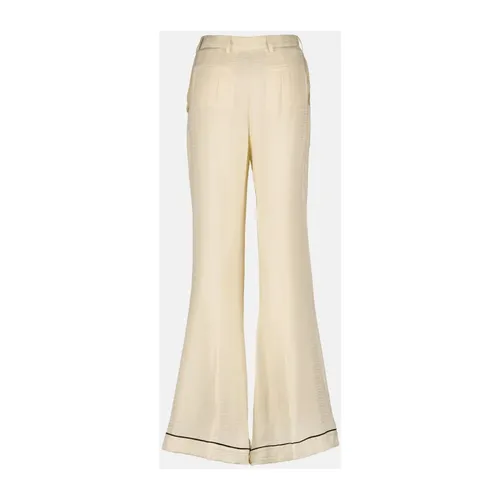 Silk Flared Pants - Prada - Modalova
