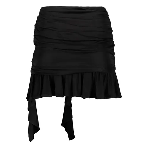 Draped Ruffled Mini Skirt - Andrea Adamo - Modalova