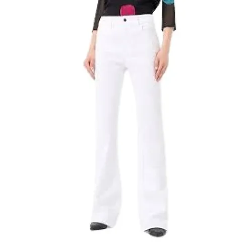 Slim-fit White Jeans - Emporio Armani - Modalova
