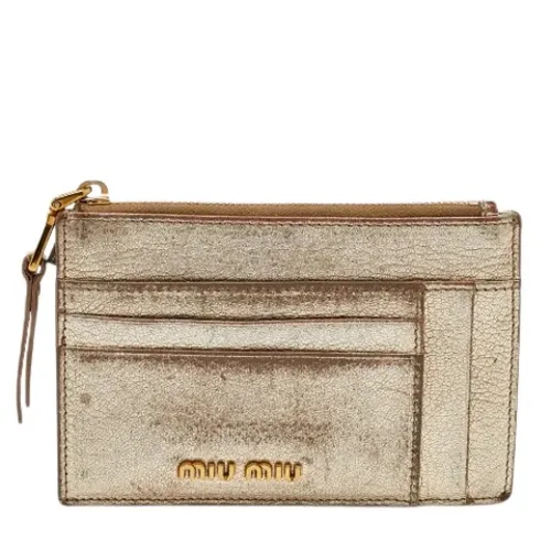 Pre-owned Card Holder - Miu Miu Pre-owned - Modalova