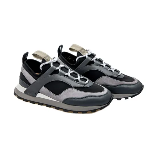 Sand/Nero Sneakers Regular Fit - Ferragamo - Modalova