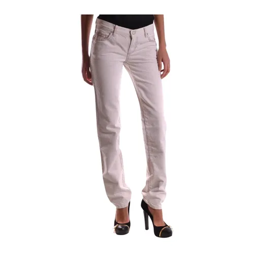White Cotton Jeans with Pockets - Alexander McQueen - Modalova