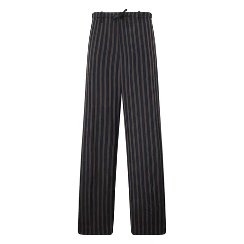 Mid Rise Pants with Drawstring - Dries Van Noten - Modalova