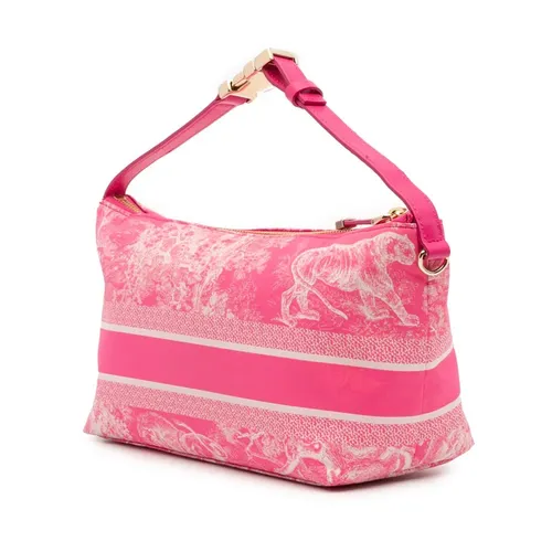 Pre-owned Printed Canvas Bag - Dior Vintage - Modalova