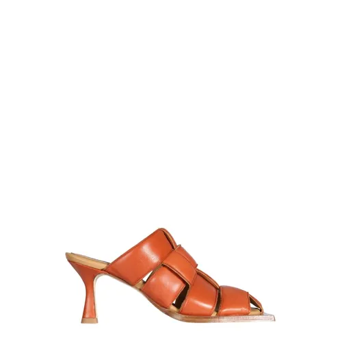 Woven Square-Toe Mule Sandals - Miista - Modalova