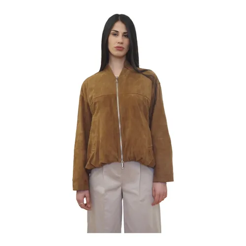 Orata Suede Jacket - Marella - Modalova