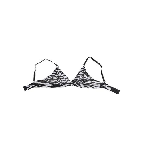 Zebra Print Sheer Mesh Bralette - Dolce & Gabbana - Modalova