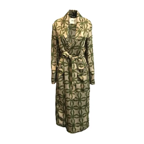 Ethnic Viscose Stretch Jacket Camel Green - Bazar Deluxe - Modalova