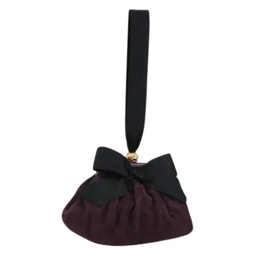 Pre-owned Suede Clutch - Chanel Vintage - Modalova