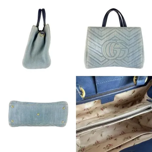 Pre-owned Denim Handbag - Gucci Vintage - Modalova
