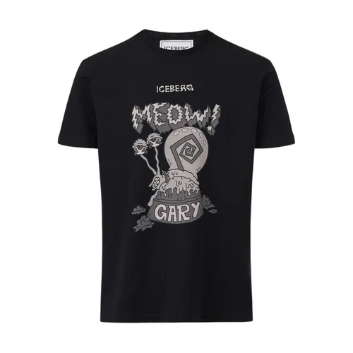 Gary Black Tee Shirt - Iceberg - Modalova