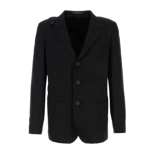 Wool Blazer - Yohji Yamamoto - Modalova